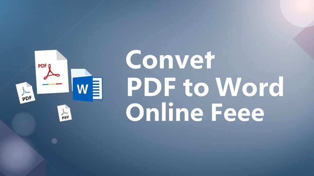 convert pdf to word online free without losing formatting