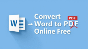 Convert Word to PDF Online Free