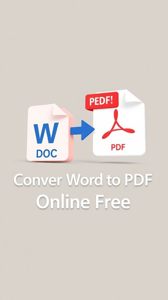 Convert Word to PDF Online Free